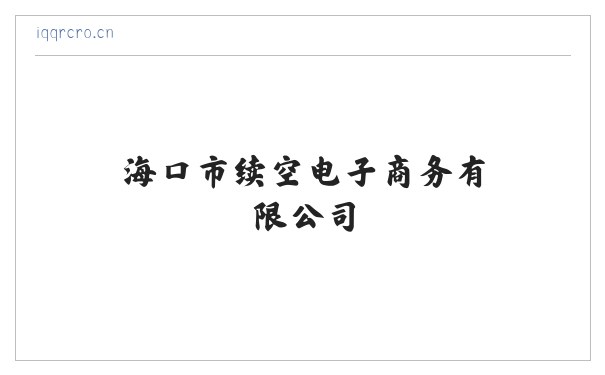 海口市续空电子商务有限公司 缩略图